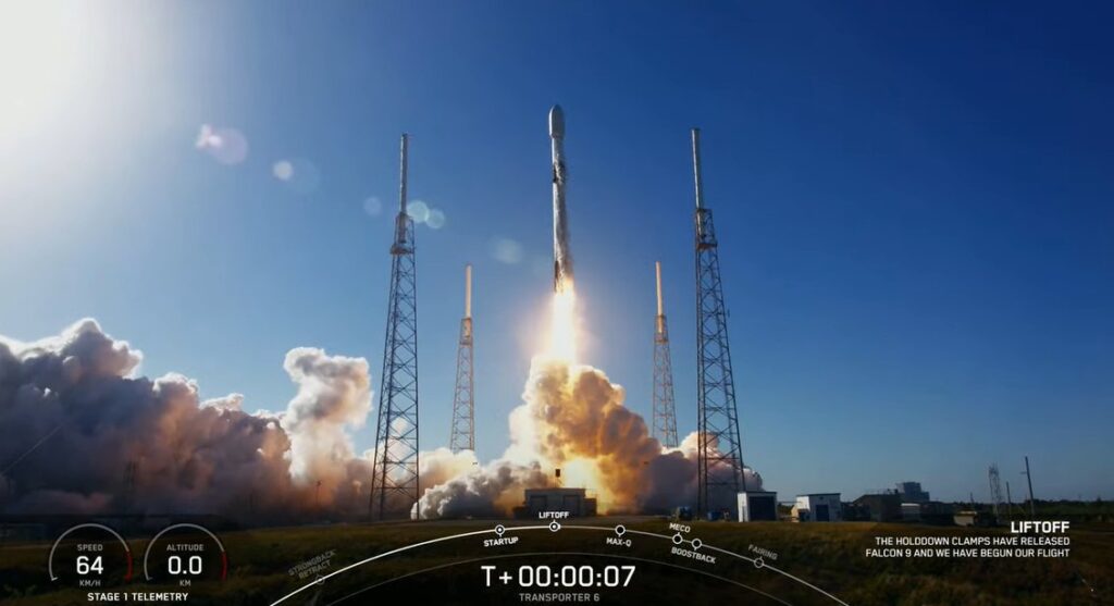 primo lancio 2023 spacex