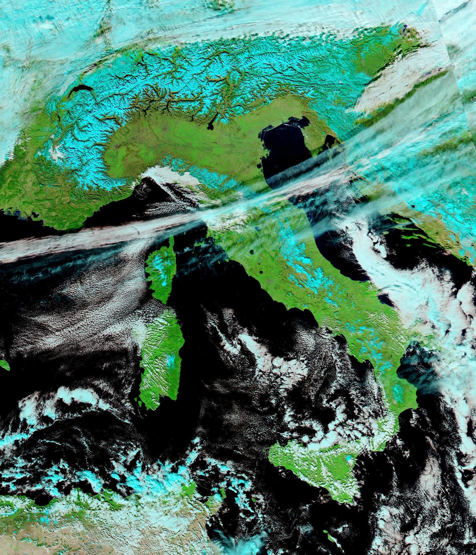 satellite italia 30 gennaio 2023