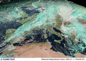 satellite meteo italia 11 gennaio 2023