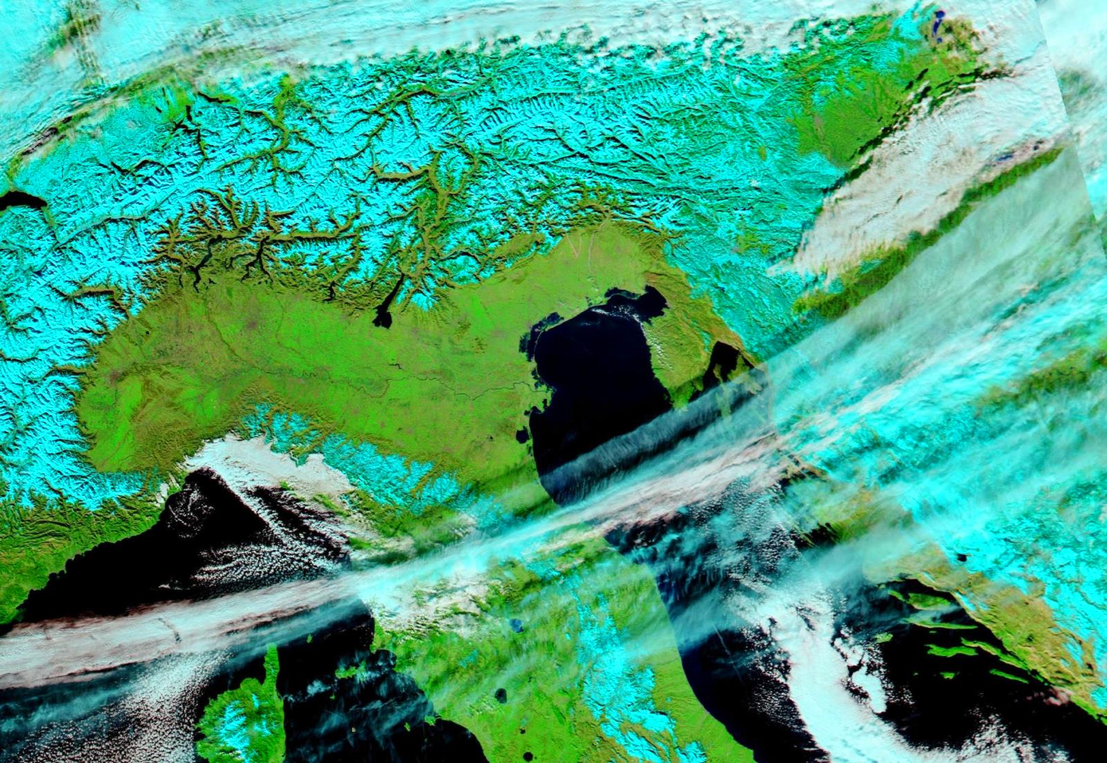 satellite nord italia slovenia croazia neve 30 gennaio 2023