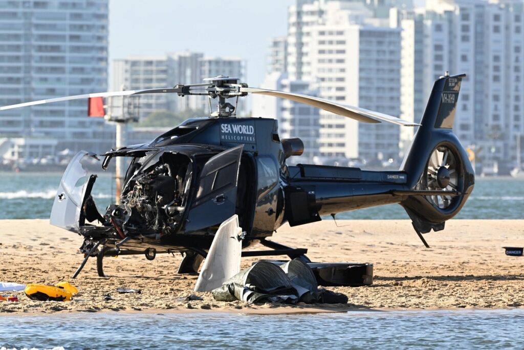 incidente elicottero australia