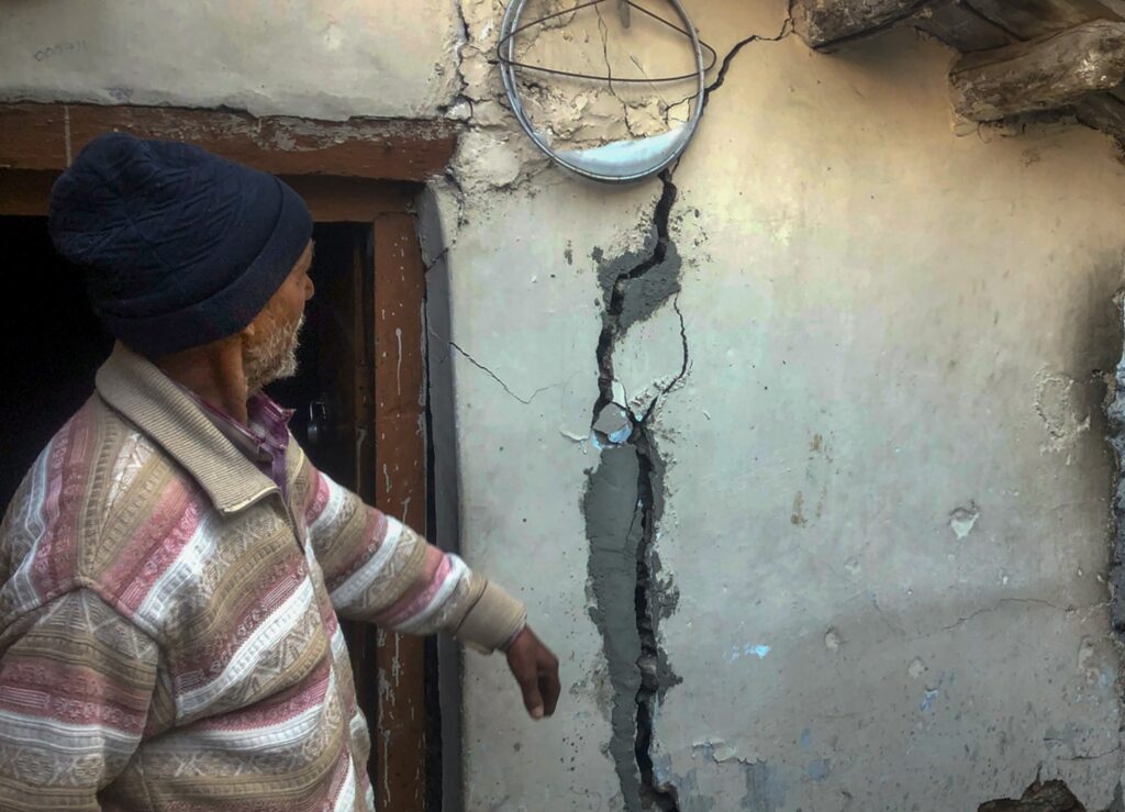subsidenza joshimat india