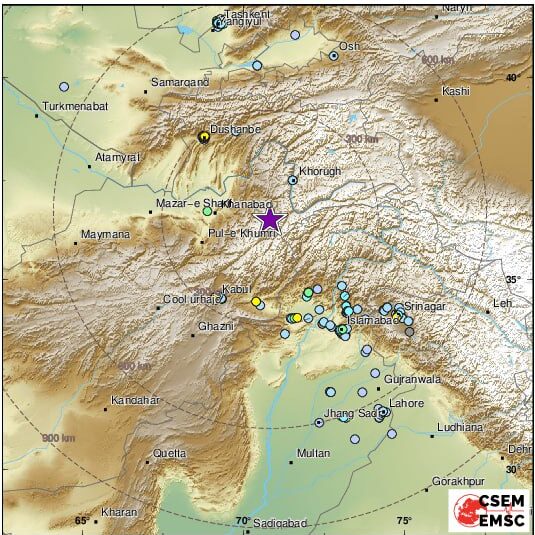 terremoto afghanistan 5 gennaio 2023