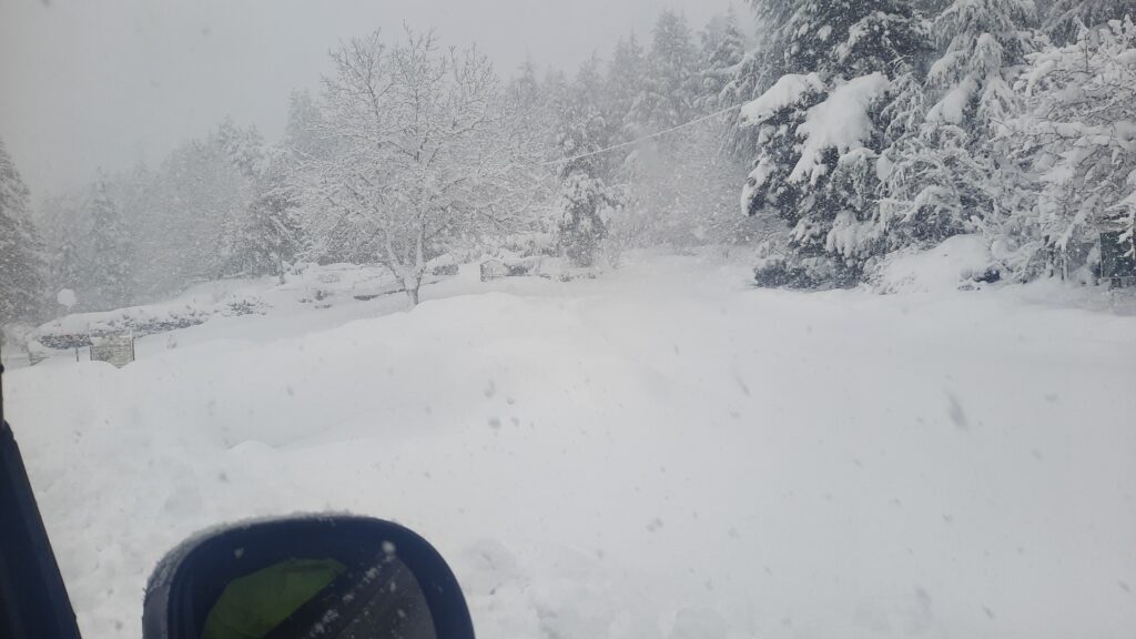 tormenta di neve sardegna passo di Tascusì