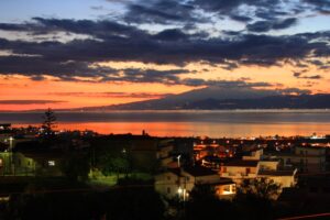 tramonto stretto di messina 8 gennaio 2023