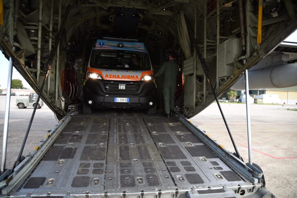 trasporto sanitario aeronautica militare