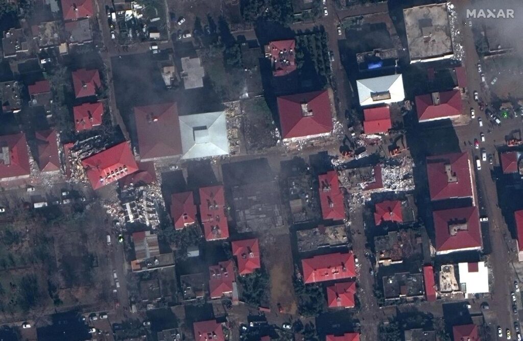 terremoto turchia foto satelliti