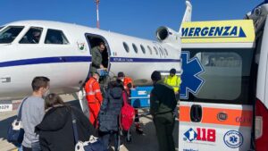 Volo salva-vita Cagliari Roma (1)