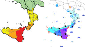 allerta meteo protezione civile ciclone di malta maltempo calabria sicilia