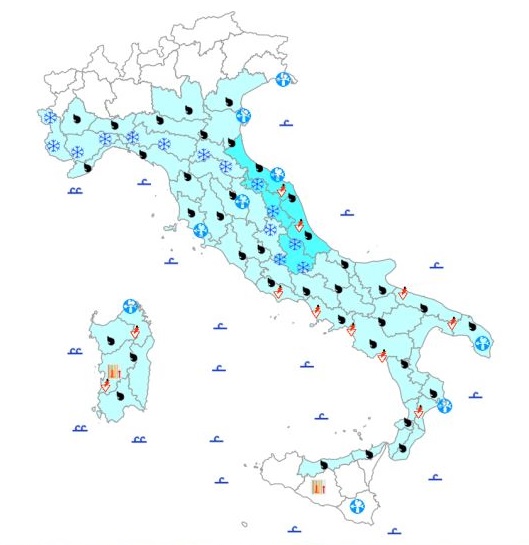 bollettino meteo protezione civile 1 marzo