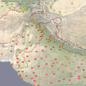 caldo record india 19 febbraio