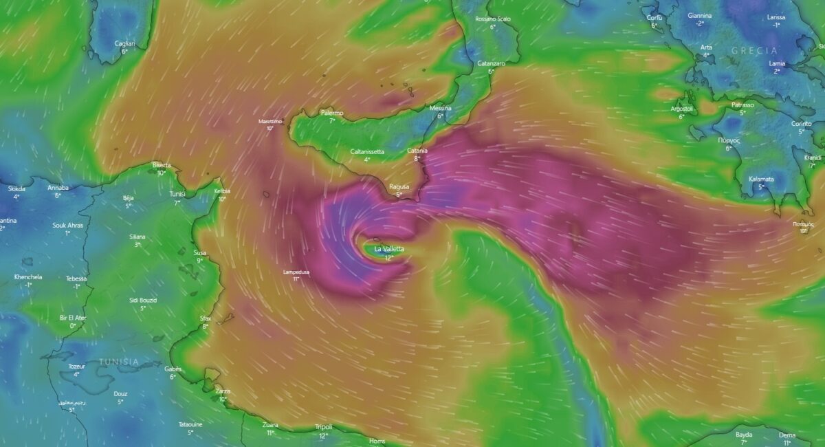 ciclone di malta 10 febbraio 2023
