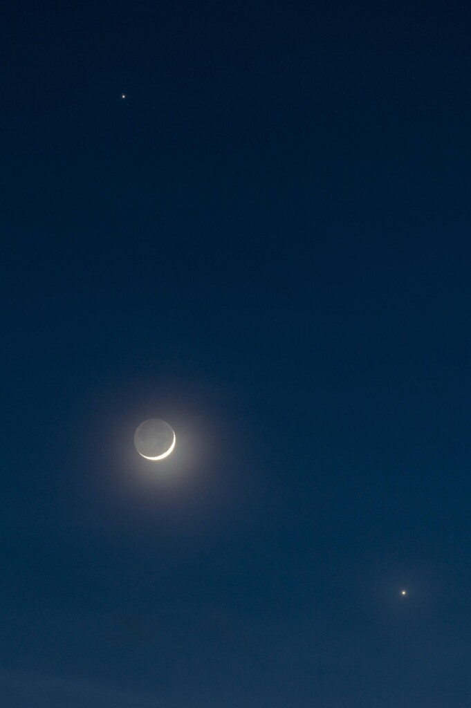 congiunzione luna-giove-venere