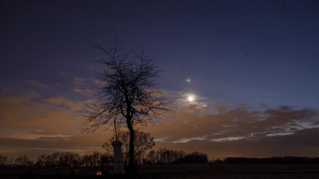 congiunzione luna-giove-venere