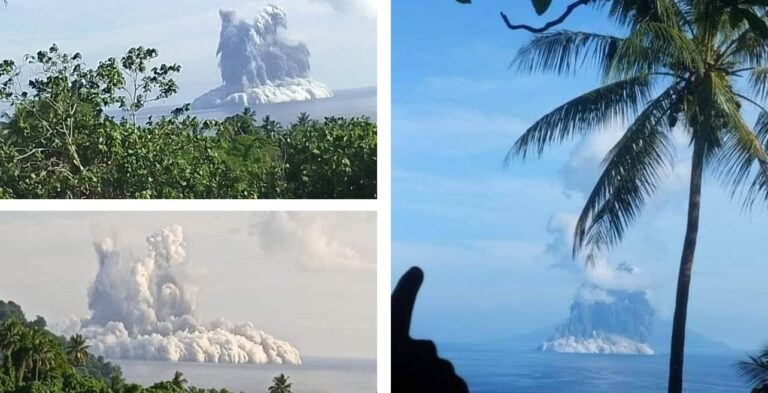 eruzione vulcano sottomarino vanuatu