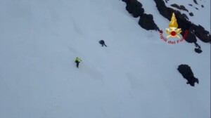 escursionista ferito etna