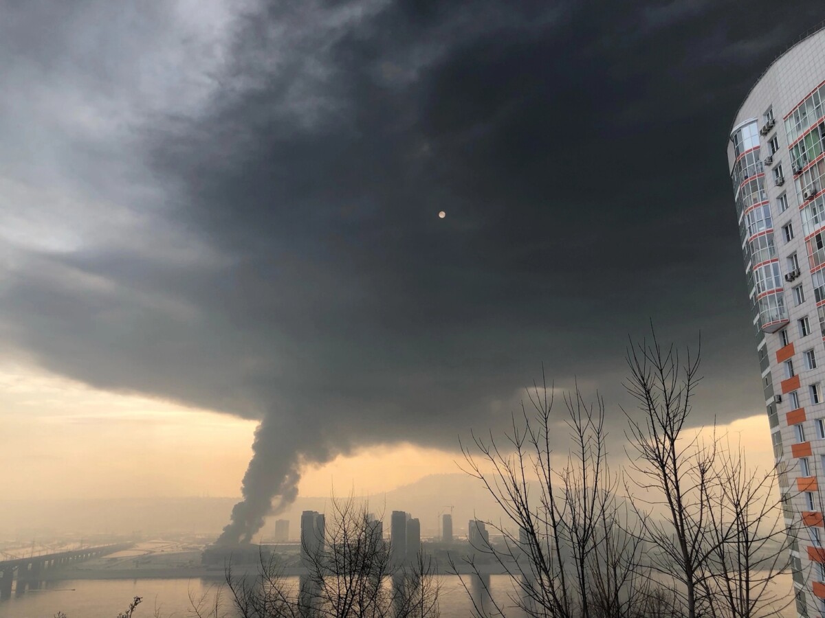 incendio Krasnoyarsk