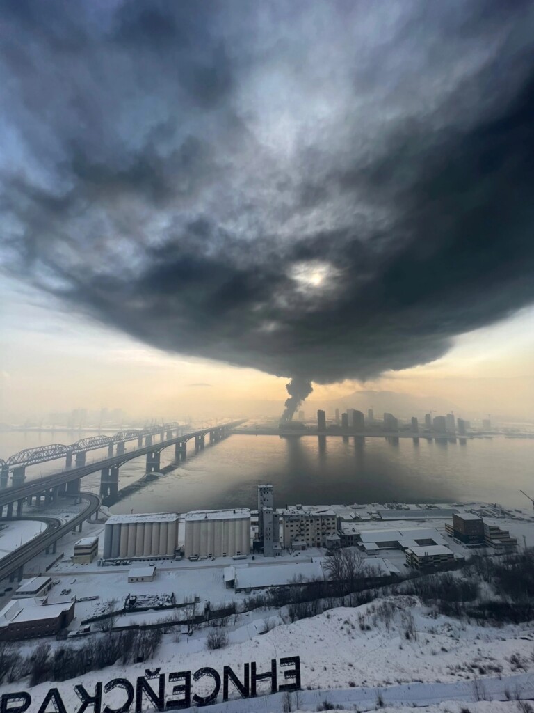 incendio Krasnoyarsk