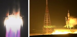 lancio soyuz salvataggio stazione spaziale