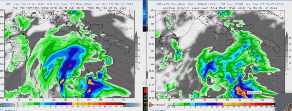 maltempo sicilia ciclone malta