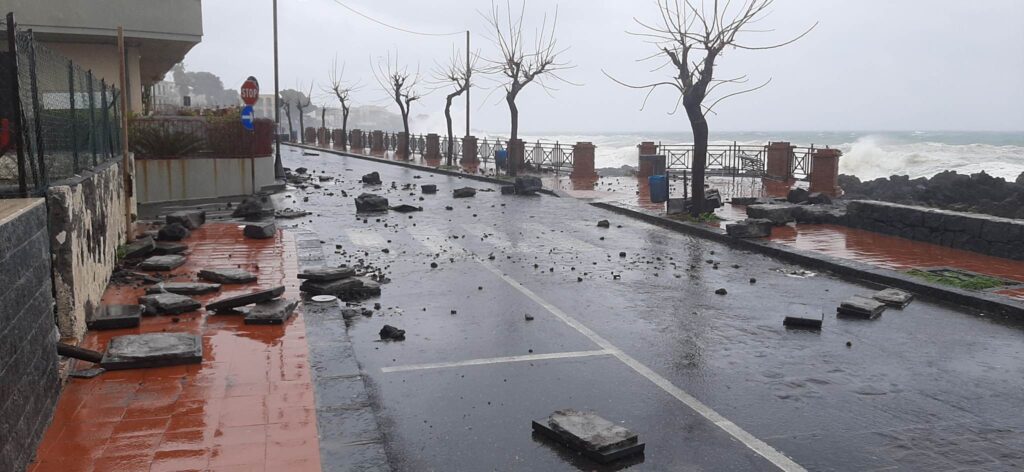 mareggiata stazzo 9 febbraio 2023