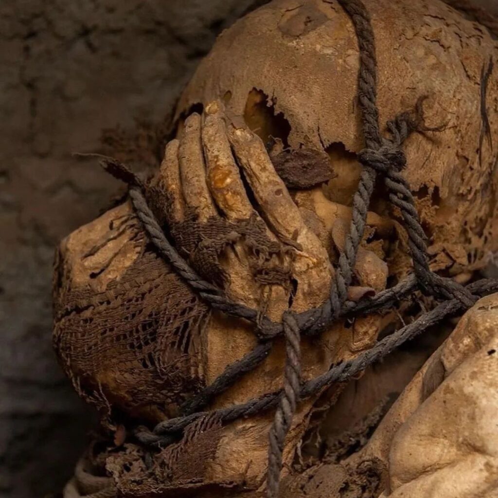 donna mummificata