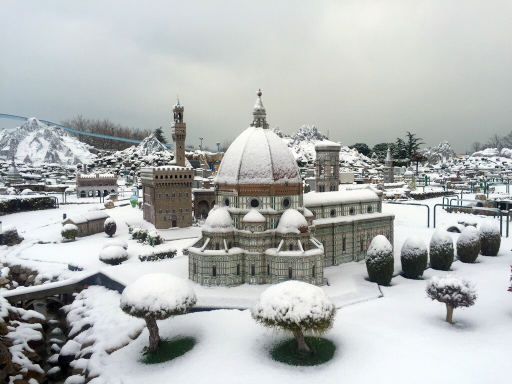 neve italia in miniatura