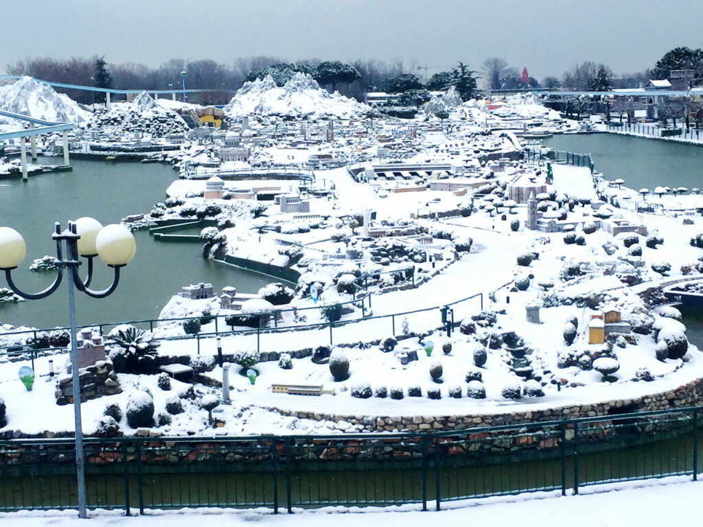 neve italia in miniatura