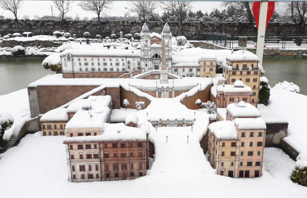 neve italia in miniatura