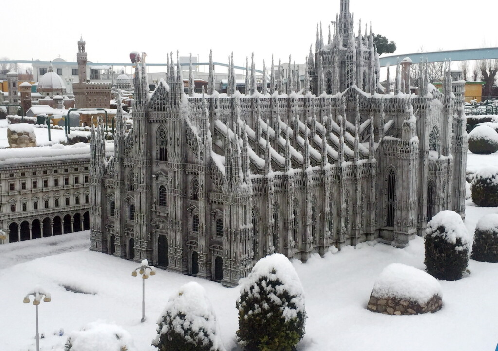 neve italia in miniatura