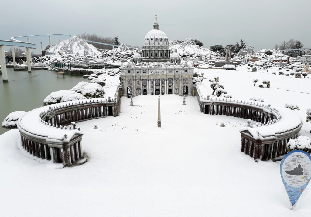 neve italia in miniatura