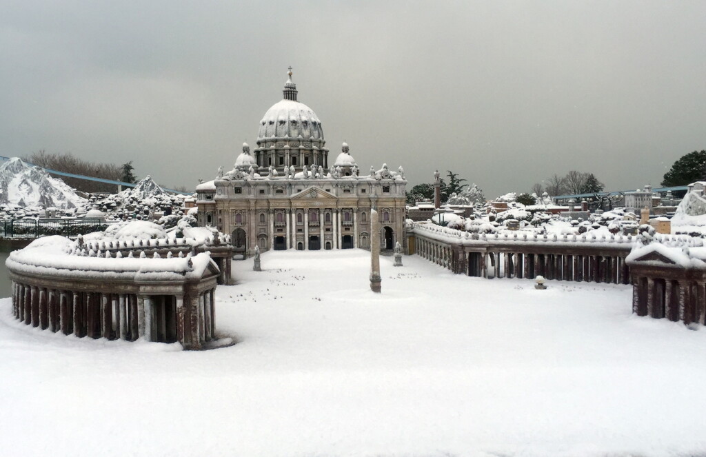 neve italia in miniatura