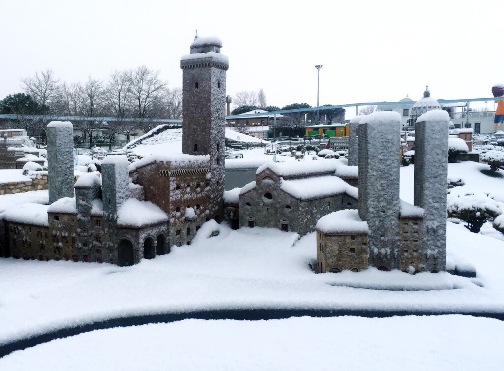 neve italia in miniatura