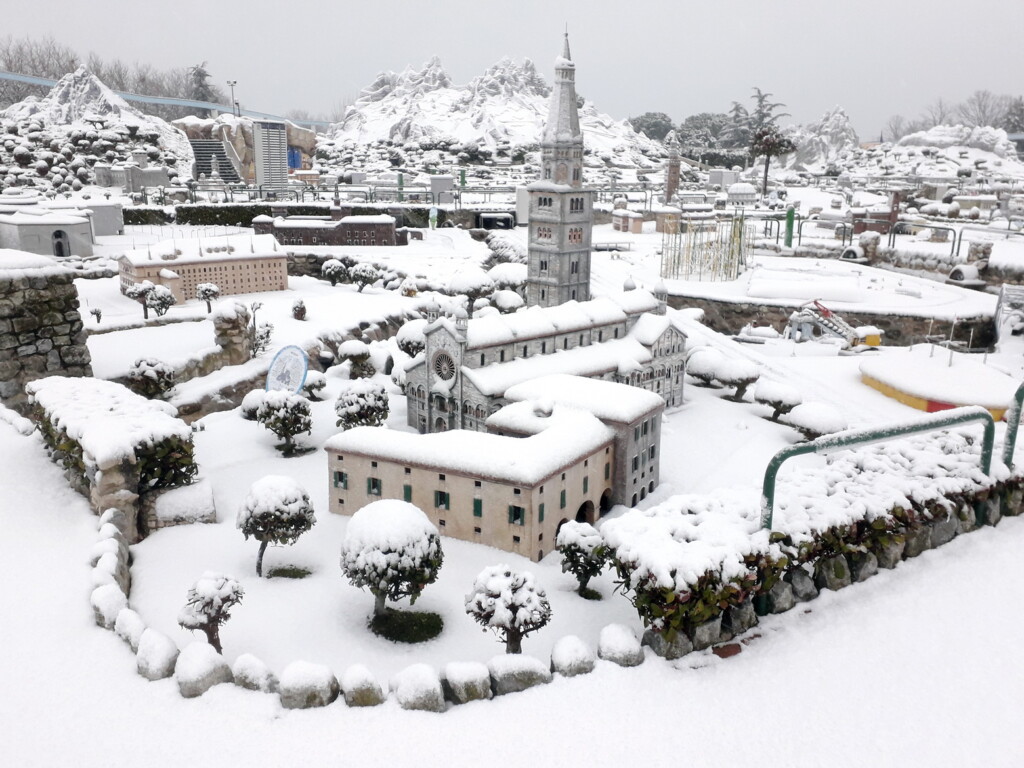 neve italia in miniatura