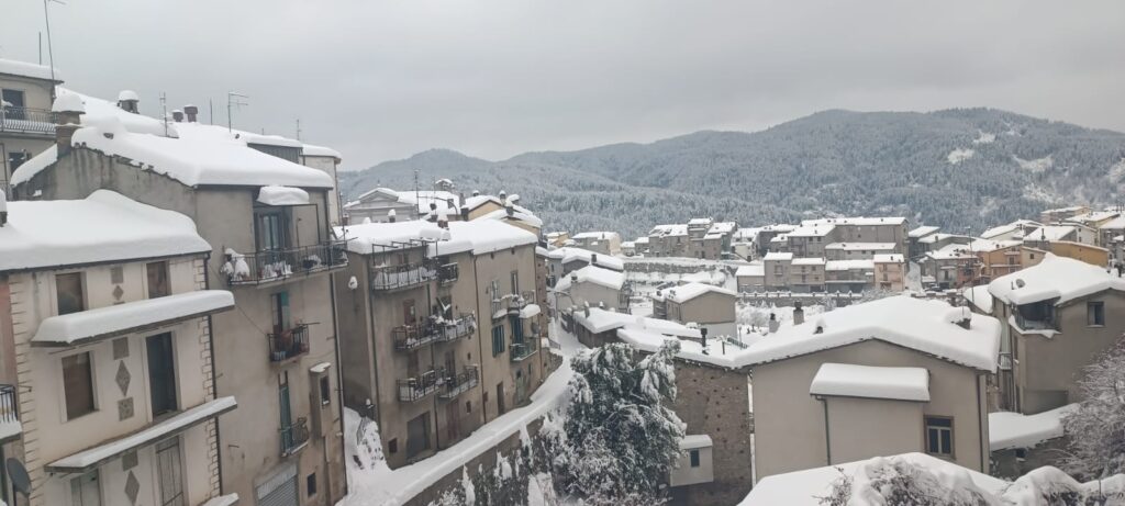 san giovanni in fiore neve 10 febbraio 2023