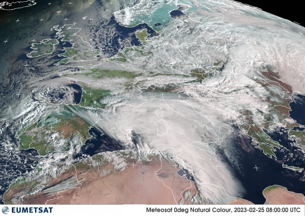 satellite meteo 25 febbraio 2023
