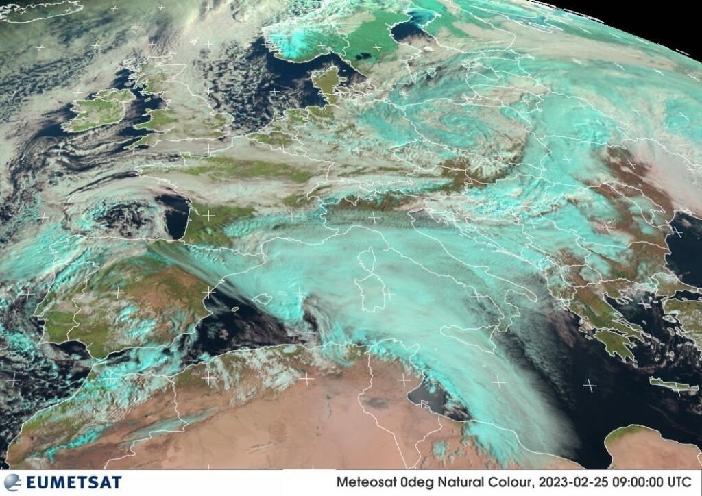 satellite meteo 25 febbraio 2023