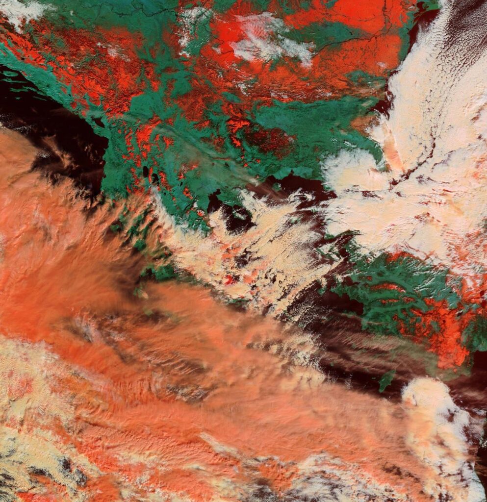 satellite neve balcani 9 febbraio 2023