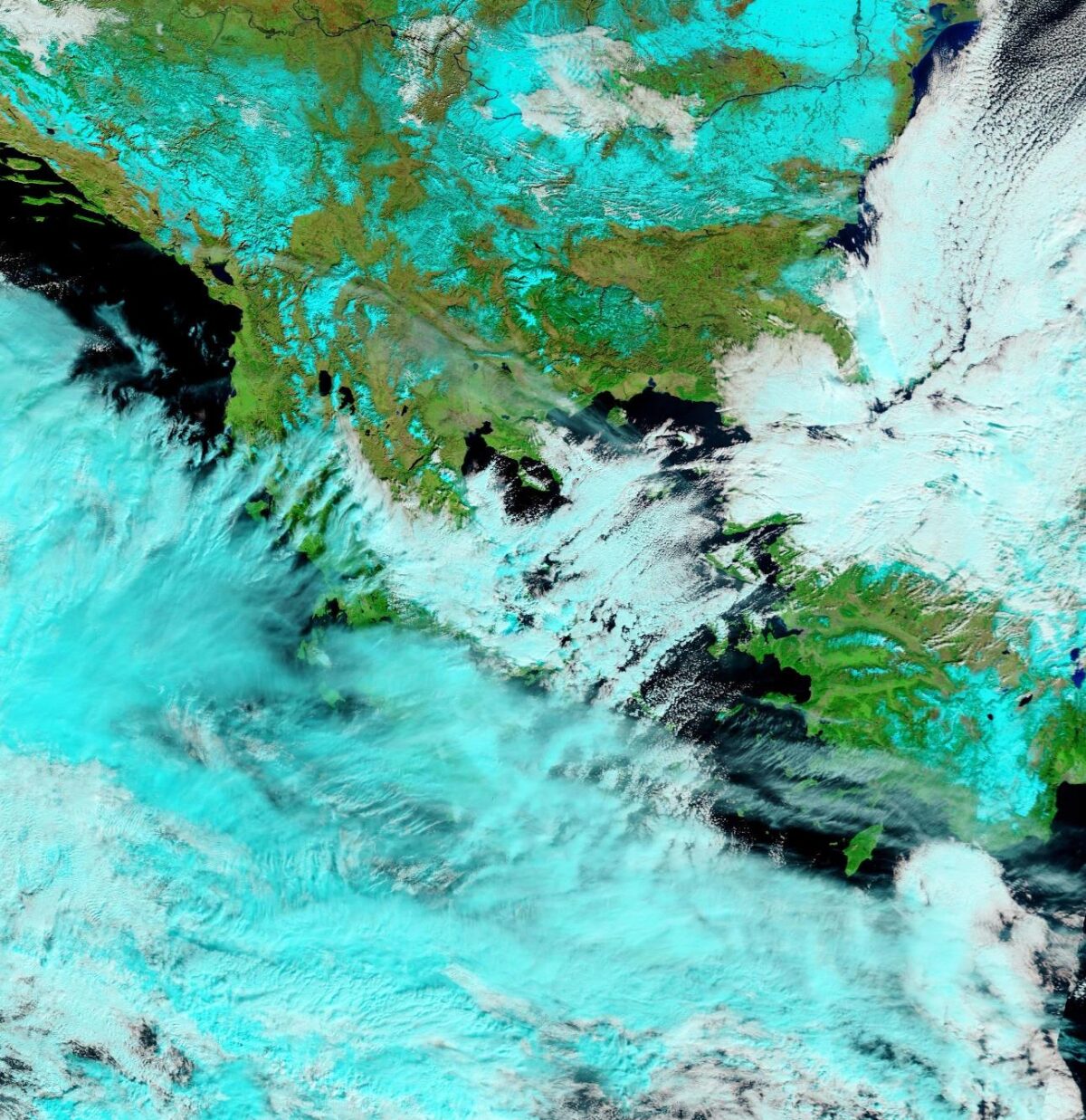 satellite neve balcani 9 febbraio 2023