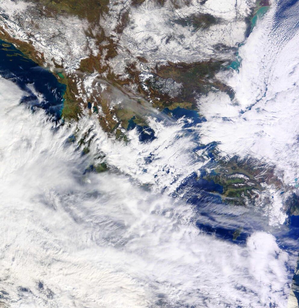 satellite neve balcani 9 febbraio 2023