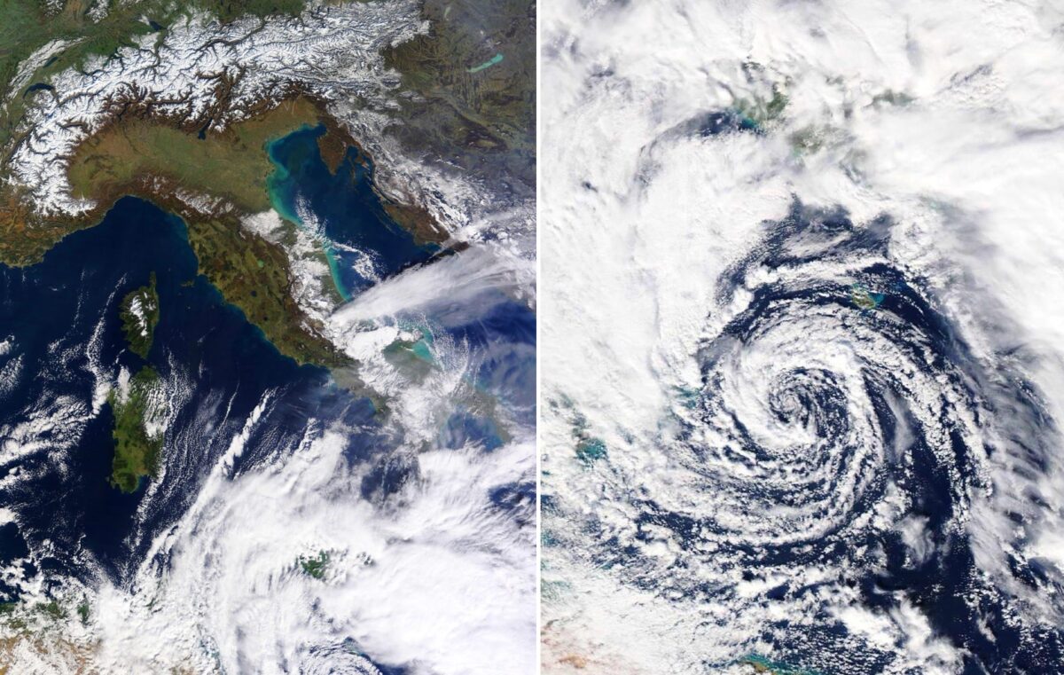 satelliti nasa italia ciclone di malta