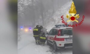 tempesta neve appennino toscano