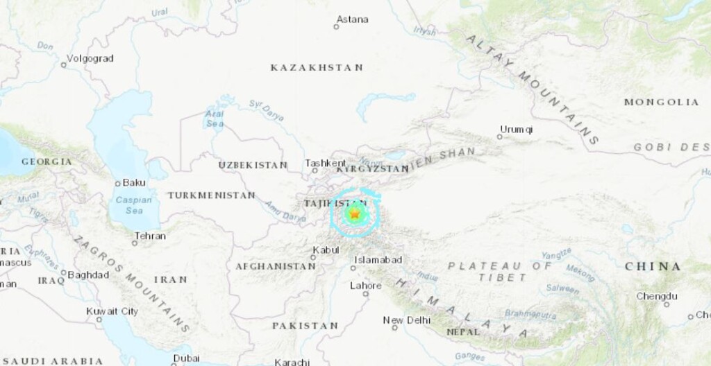 terremoto Tagikistan