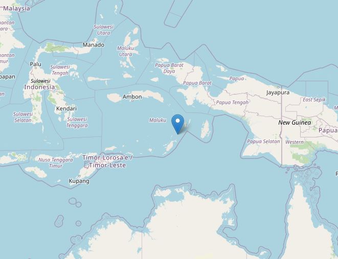 terremoto indonesia molucche