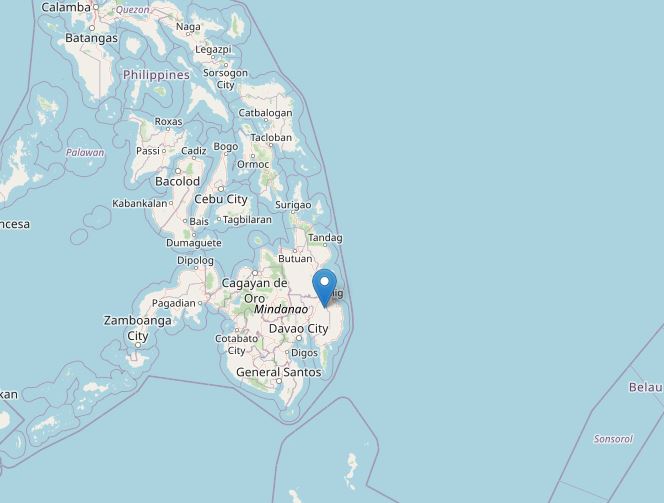 terremoto oggi filippine mindanao