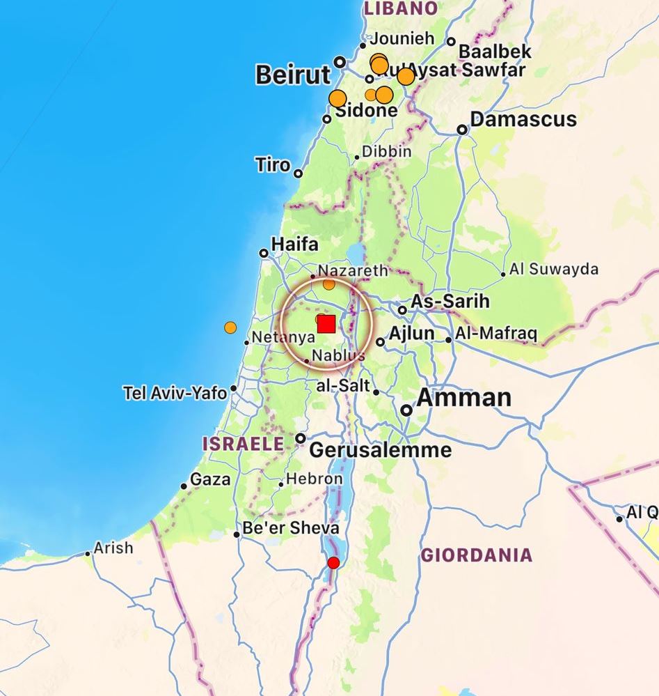 terremoto palestina