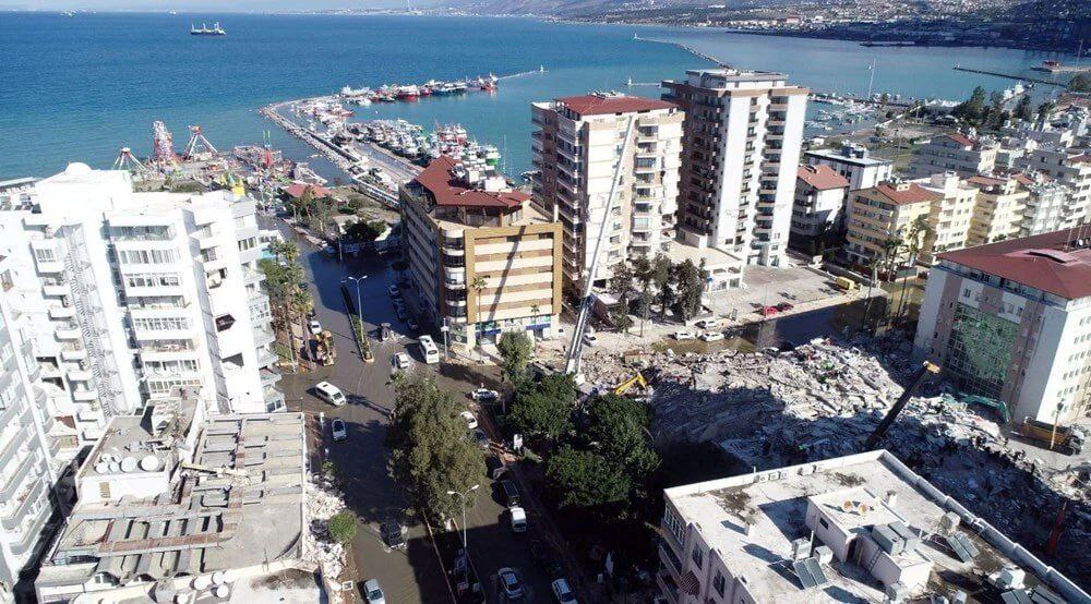 terremoto turchia mare Iskenderun
