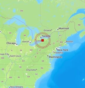 terremoto usa canada