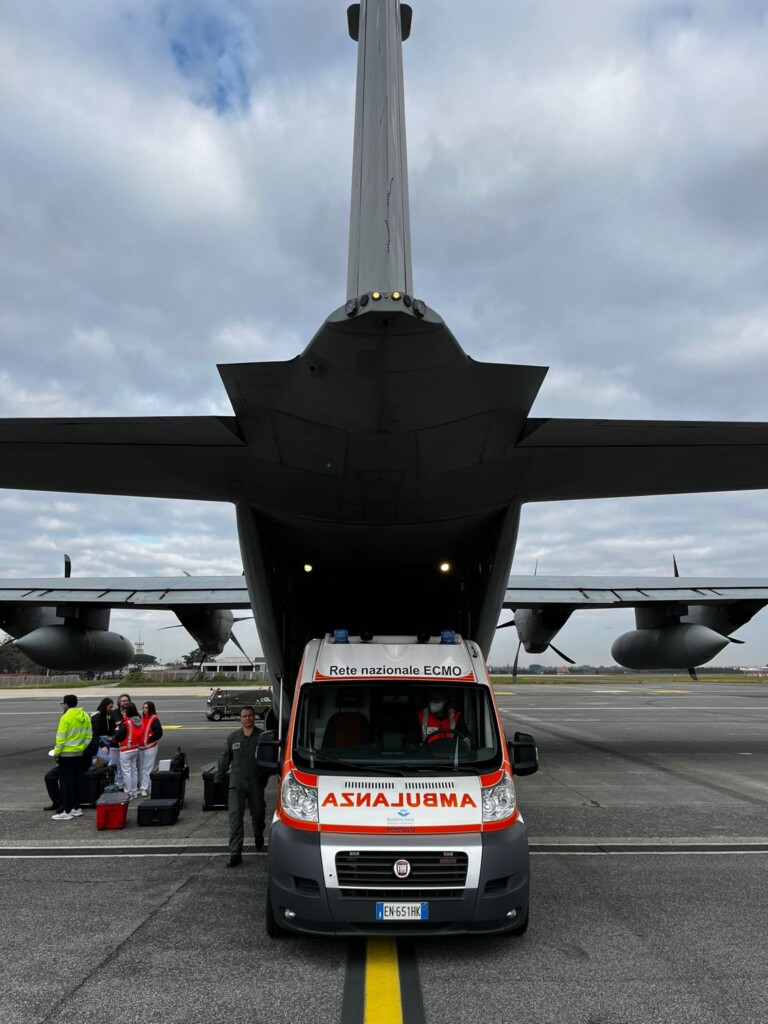 trasporto sanitario aeronautica militare