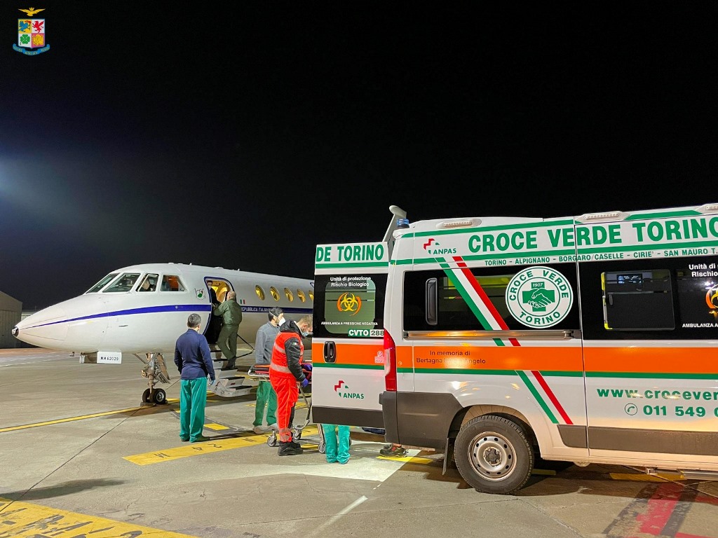soccorso aereo Volo Cagliari-Torino